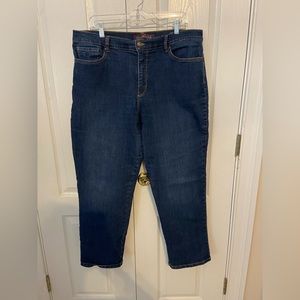 Gloria Vanderbilt Amanda Jean 18 Short Dark Rinse